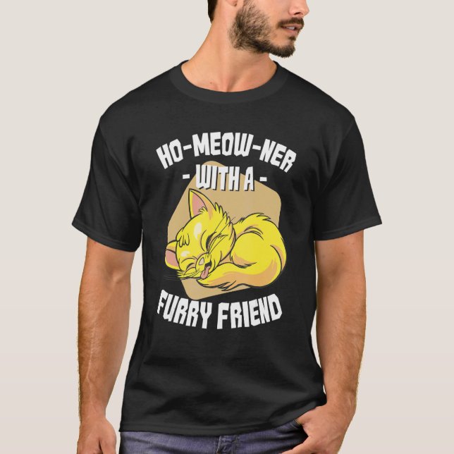 Camiseta Gato de Fiesta de Inauguración (Anverso)