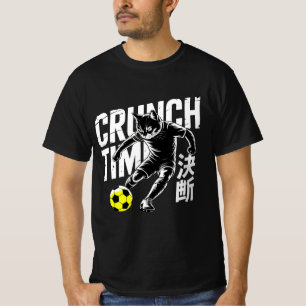 Camiseta Gato de Fútbol Intenso - Regalo para Fans de Anime