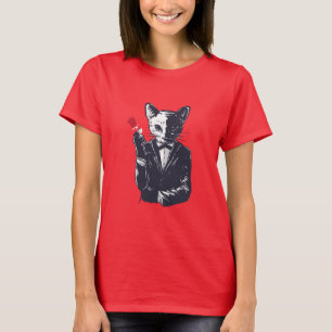 Camiseta Gato de Gangsta - Ilustraciones populares