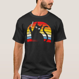 Camiseta Gato de gatito de flautista de Kitty Flute Player