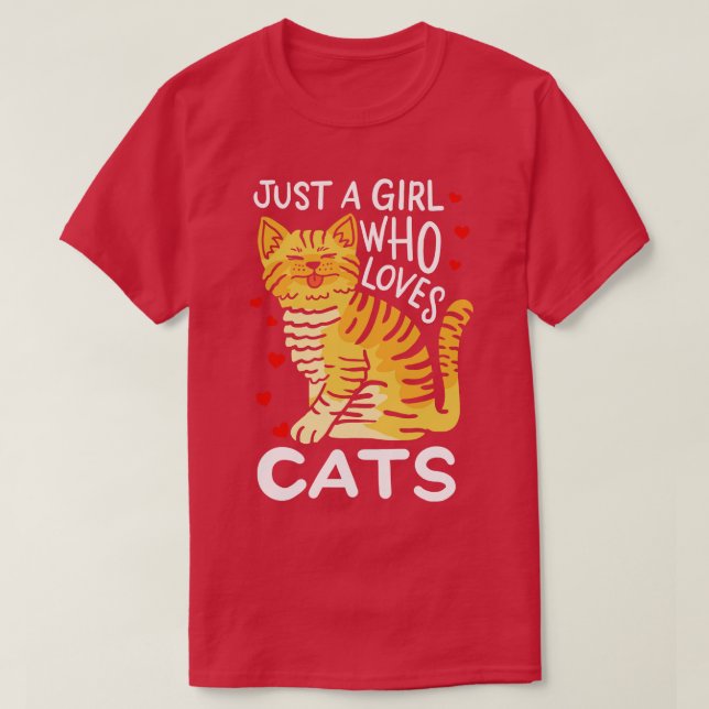 Camiseta Gato de gato amante (Diseño del anverso)
