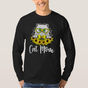 Camiseta Gato de gato de gato de mamá día de madre