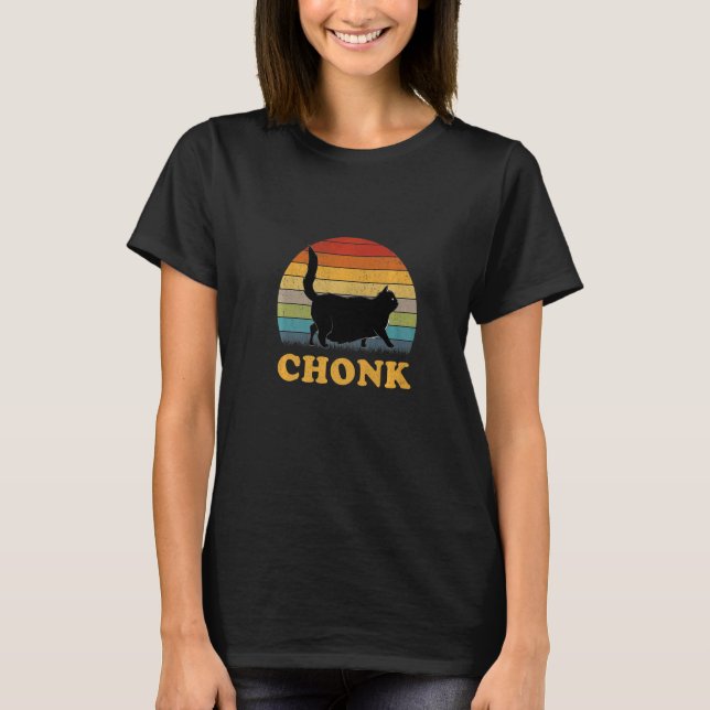 Camiseta Gato de gato gordo meme (Anverso)