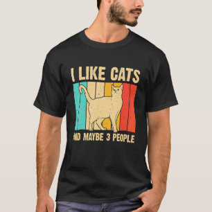 Camiseta Gato De Gato Para Hombres Mujeres Introvertido En 