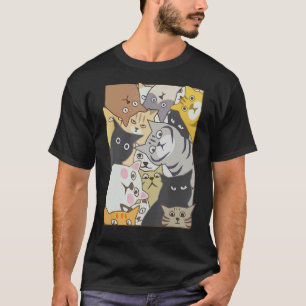 Camiseta Gato de gatos de espionaje lindo gatitos hombres m