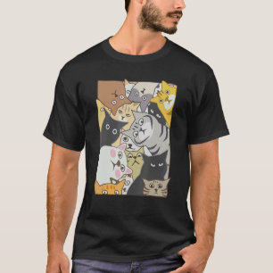 Camiseta Gato de gatos de espionaje lindo gatitos hombres m