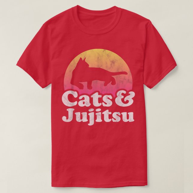 Camiseta Gato de gatos o gatos de gatos y jujitsu  (Diseño del anverso)