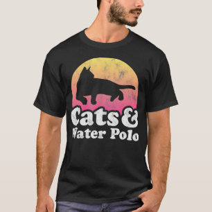 Camiseta Gato de gatos y de waterpolo masculino o femenino 