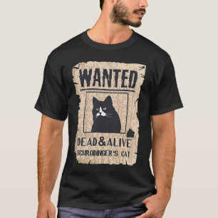 Camiseta Gato de Gatos y Gatos Vivos de Schrodinger