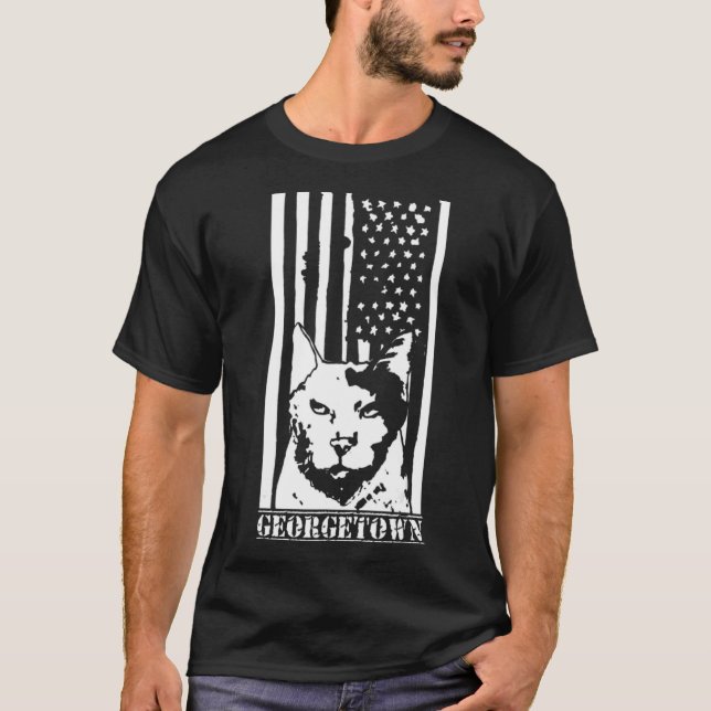 Camiseta Gato de Georgetown (Anverso)