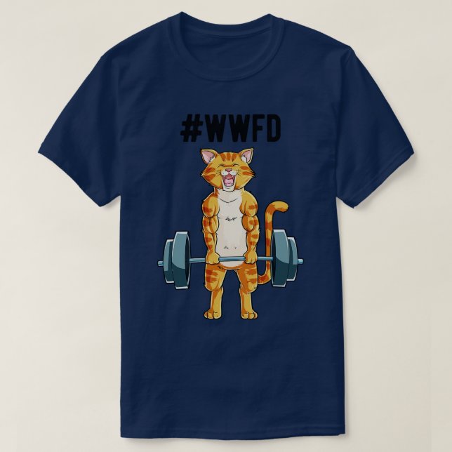 Camiseta Gato de gimnasia (Diseño del anverso)