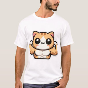 Camiseta Gato de gimnasio