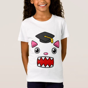 Camiseta Gato de graduación excitado
