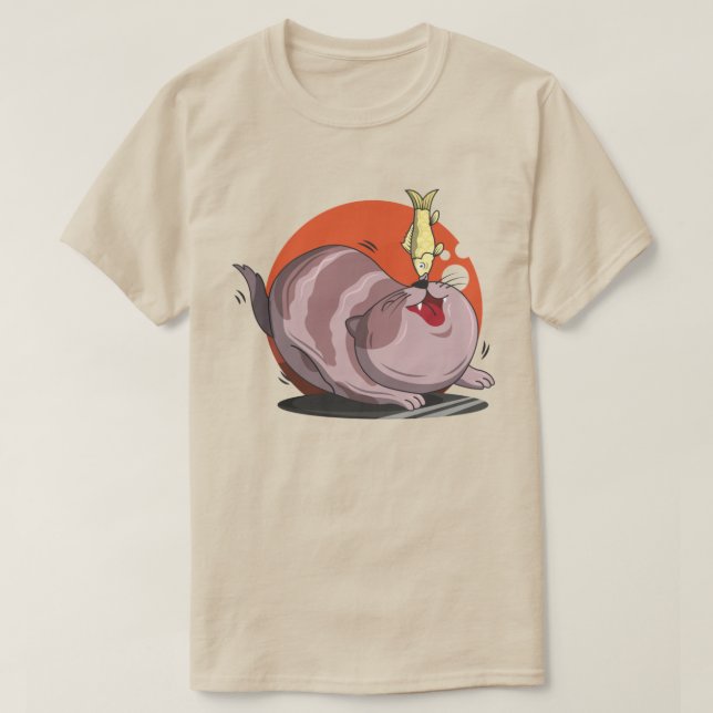 Camiseta Gato de grasa (Diseño del anverso)