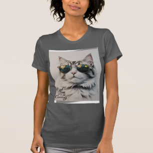 Camiseta Gato de Guay en sombras - Están llegando cosas bue