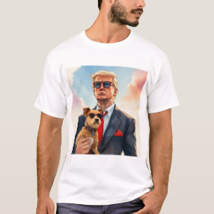 Camiseta Gato de Guay MAGA TRUMP con gafas de sol lindas pa