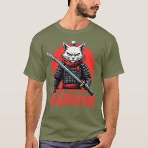 Camiseta Gato de Guerrero Samurai Purr perfecto - Fierce Fe