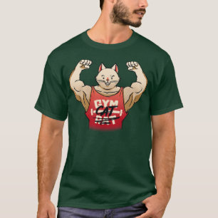 Camiseta Gato de Gym Rat Gym por Tobe Fonseca