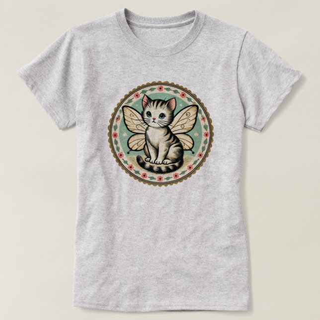 Camiseta Gato de hadas (Diseño del anverso)