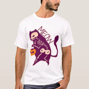 Camiseta Gato de Halloween