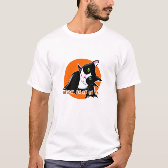 Camiseta Gato de Halloween (Anverso)