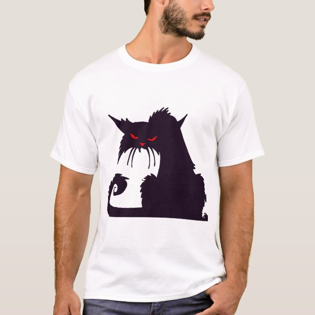 Camiseta Gato de Halloween (Anverso)