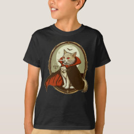 Camiseta Gato de Halloween, Conde Catula
