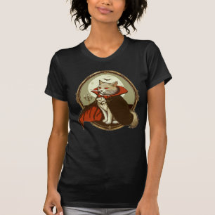 Camiseta Gato de Halloween, Conde Catula