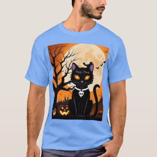 Camiseta Gato de Halloween Feliz regalo de Halloween para c