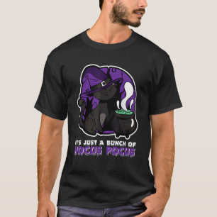 Camiseta Gato de Halloween No Es Más Que Un Montón de Truco
