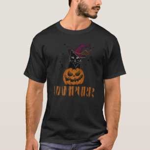 Camiseta Gato de Halloween Vampurr Chica Vampiro Creativo H