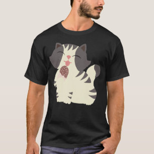 Camiseta Gato De Helado De Gato De Gato De Tamaño Alto Para
