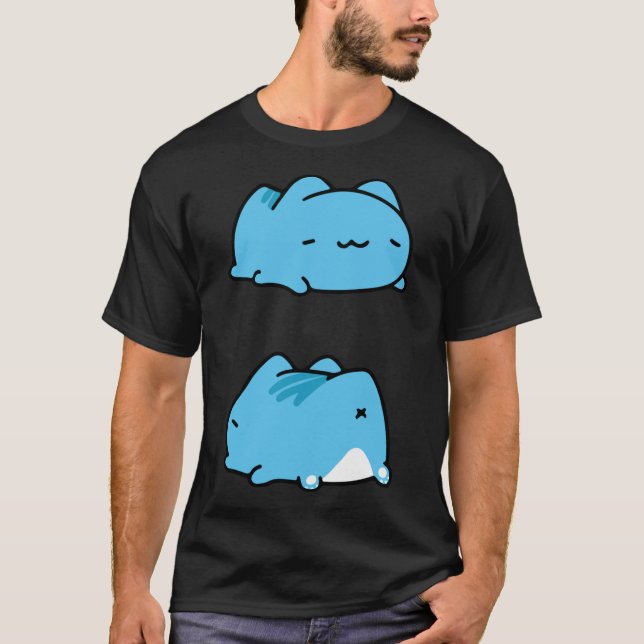Camiseta Gato de historietas, Capoo de gatos, gato de toro  (Anverso)