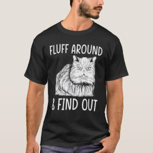 Camiseta Gato De Humor De Gato De Adultos Fluye Y Averigua