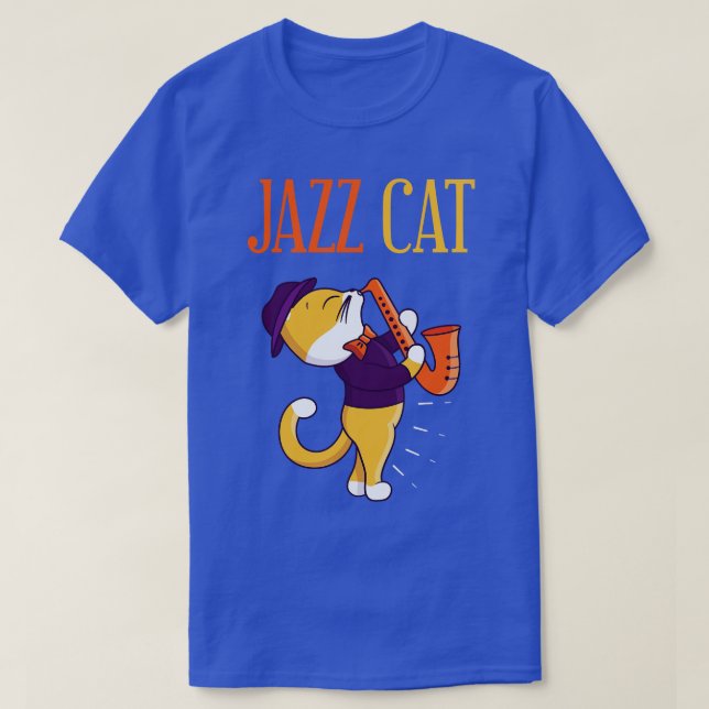 Camiseta Gato de jazz (Diseño del anverso)