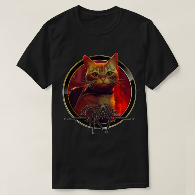 Camiseta Gato de juego resistente 2 (Diseño del anverso)
