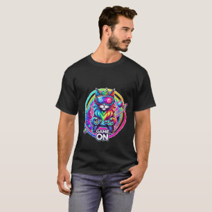 Camiseta Gato de jugador cósmico - Jugar en otra dimensión
