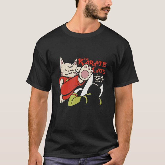 Camiseta Gato de karate (Anverso)