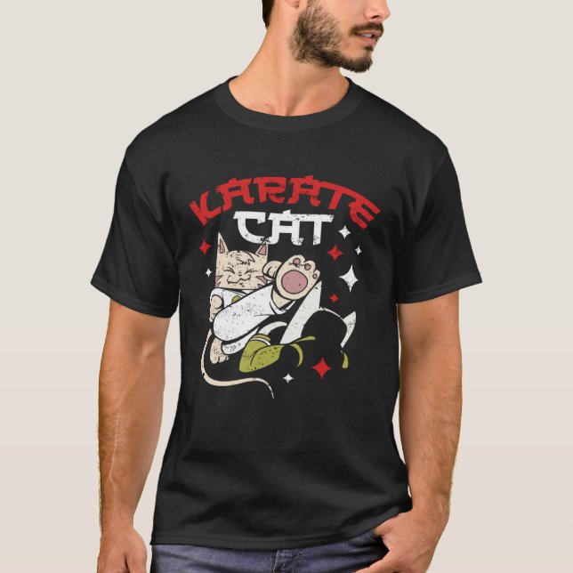 Camiseta Gato de karate (Anverso)