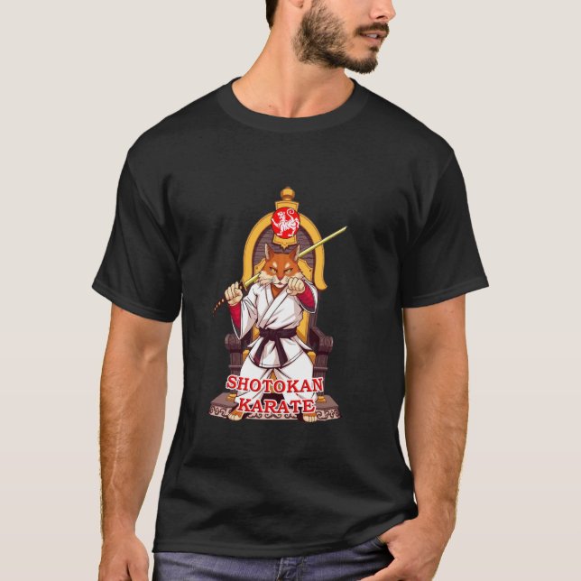 Camiseta Gato de Karate Shotokan (Anverso)