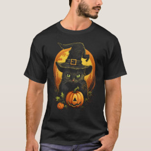 Camiseta Gato de Korat Halloween Tees gráficos para hombres