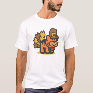 Camiseta Gato de la acción de gracias