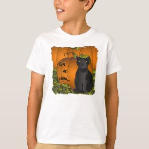 Camiseta Gato de la calabaza