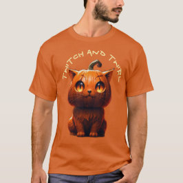 Camiseta Gato de la calabaza de remolque