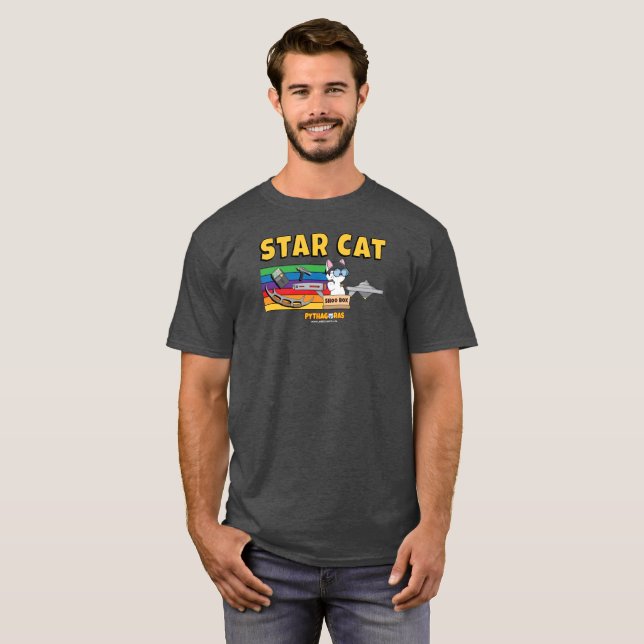 Camiseta Gato de la estrella (Anverso completo)