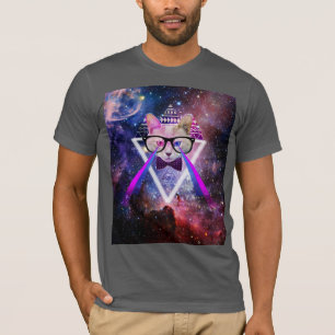 Camiseta Gato de la galaxia del inconformista