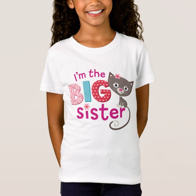 Camiseta Gato de la hermana GRANDE (Anverso)