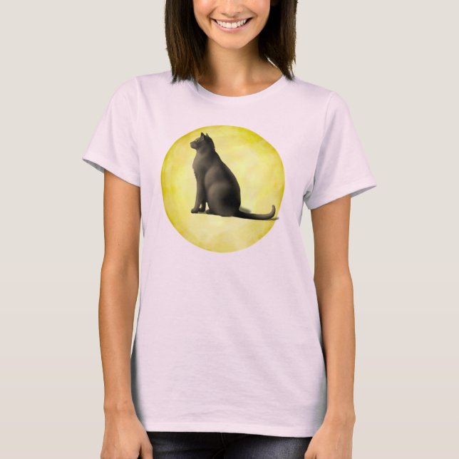 Camiseta Gato de la Luna (Anverso)