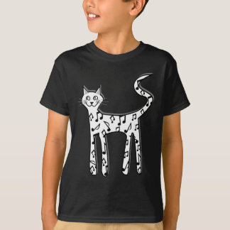 Camiseta Gato de la nota musical