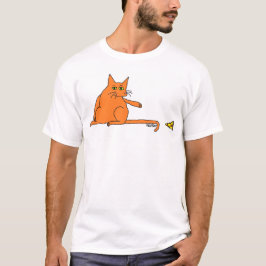 Camiseta Gato de la pizza